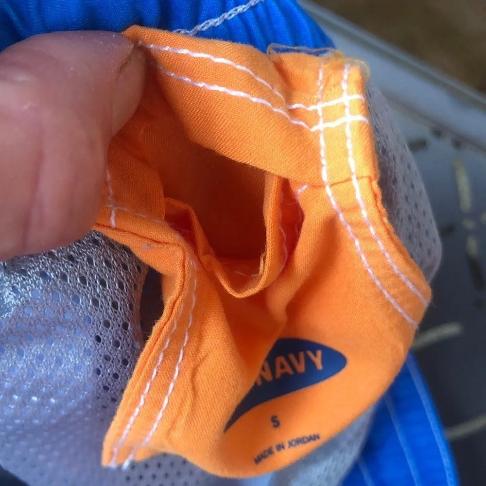 Old navy swim trunks with pockets